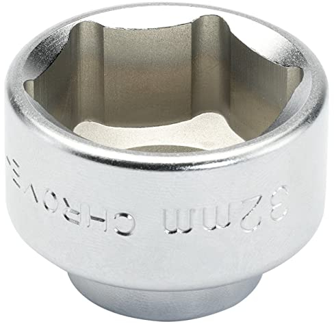 Draper 13430 Expert Oil Filter Cap Socket, 3/8 Square Drive, 32mm