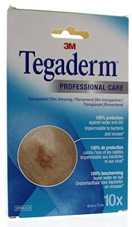 Pansement Stérile Tegaderm 3M SANTE 6 x 7 cm - Boîte de 10