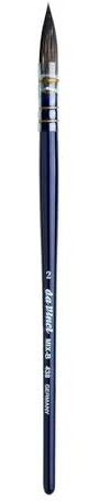 Da Vinci 438 Series Cosmotop-Mix B Wash Brush, Bristle, Black, 18.5 x 0.74 x 30 cm