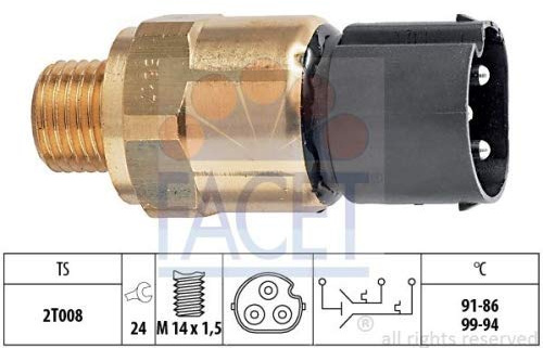 FACET 7.5617 Interruptor de temperatura ventilador del radiador