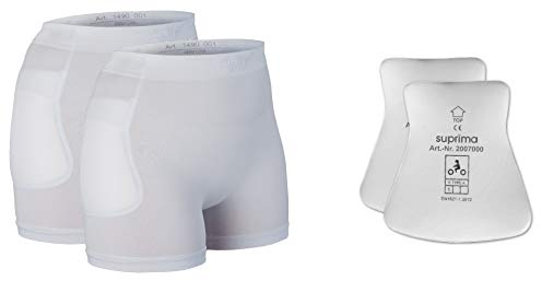 Suprima Set Hüftprotektor-Slip, 2 x 1-4900 und 1 x 2007 - Gr. L - weiss