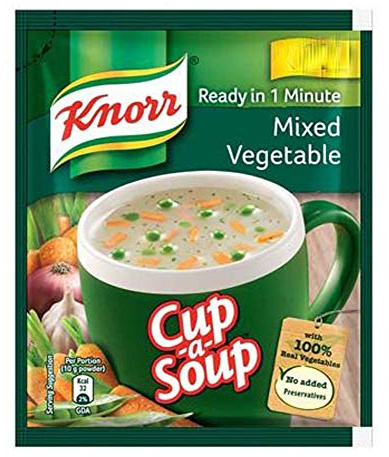 Knorr Instant Mixed Vegetable Cup-A-Soup 11 Gm