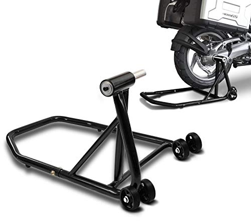 ConStands – Einarm Montageständer Kompatibel mit BMW F 800 ST 06-12 Schwarz Hinterrad Single Classic Motorrad inkl. Adapter