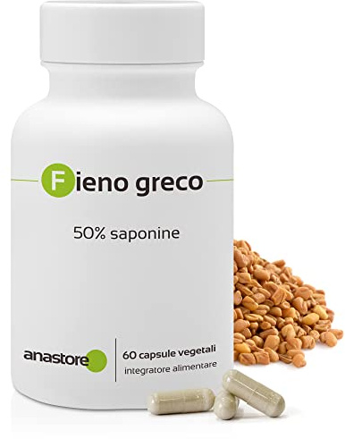 FENUGREC * 500 mg / 60 gélules * Titré à 50% en saponines * Anti-inflammatoire, Carences (hémoglobine), Performances sportives (masse musculaire), Poids (Équilibre alimentaire)