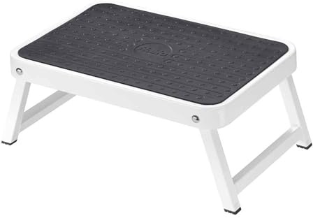 OneStep | 330lbs Load Capacity 6.3 Total Height | Non-Skid mat, White