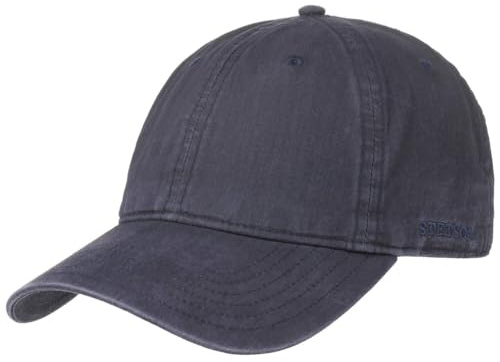 Stetson Ducor Sun Guard Fullcap Baseballcap UV-Schutz 40+ Damen und Herren Frühling Sommer blau XL (60-61 cm)