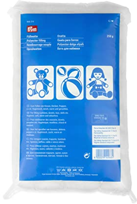 Prym 968210 Füllwatte, Polyester, Polyesterfüllung, weiß, 250g