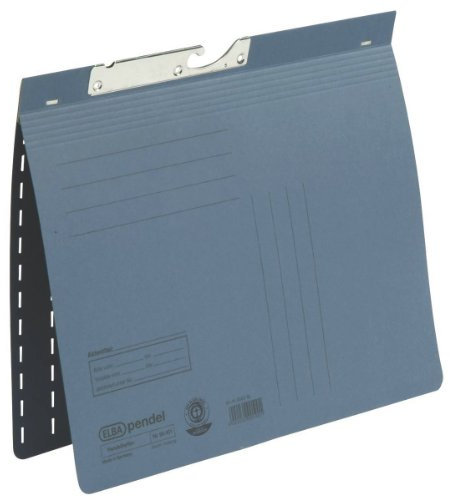 Elba 100560093 Klarsicht-, Ablagehängetafeln, Zubehöre Pendelhefter blau