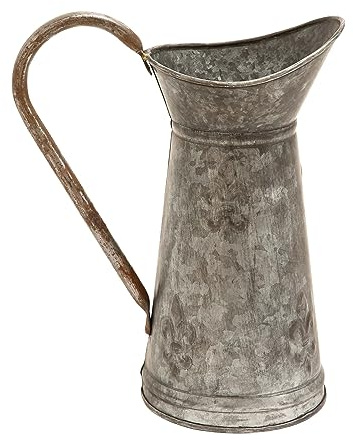 Deco 79 Metal Watering Can Indoor/Outdoor Planter, 10 x 6 x 12, Brown