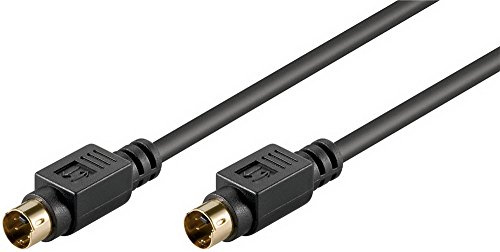 Goobay 27099 S-Video Connector Cable; Single Shielded - Mini-DIN 4 Male (S-Video) > Mini-DIN 4 Male (S-Video)