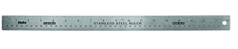 Helix 18 inch 45cm Steel Ruler