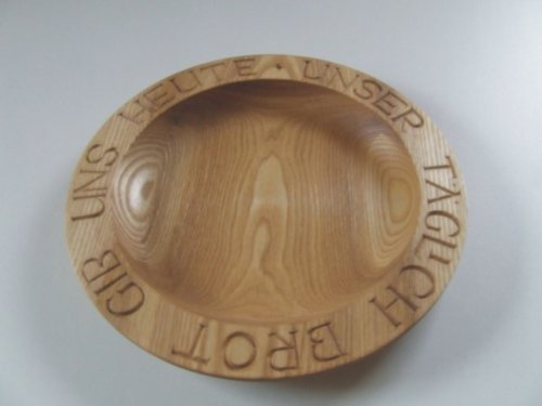 Assiette à pain « Unser täglich Brot gib uns heure »