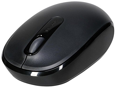Microsoft 1850 3 Button Wireless Mobile Mouse - Black