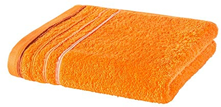 PANA Frottier-Serie Jasmina • Frottee Handtücher Set • weicher Badteppich • 100% Baumwolle • Ökotex Zertifiziert • Gästetuch • Größe: 30x50 cm • Farbe: Orange