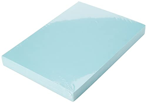 House of Card & Paper A4 220 gsm - Carton coloré - Bleu Pastel (Lot de 100 feuilles)