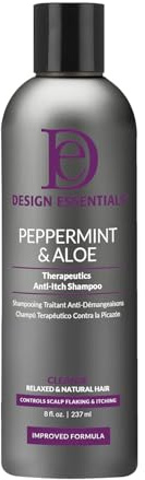 Design Essentials Peppermint & Aloe Therapeutics Anti-Itch Shampoo 240ml