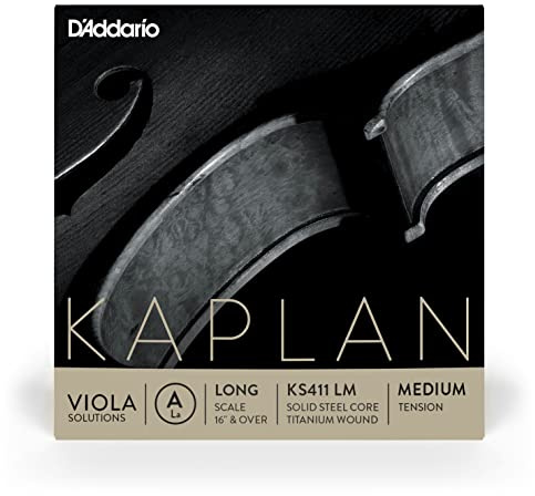 D'Addario Kaplan Solutions Long Scale Medium Tension Single A String for Viola