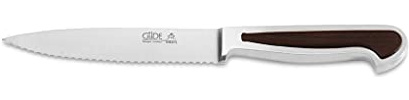 GÜDE Solingen - Tomatenmesser geschmiedet, 13 cm, Grenadill, DELTA, Handmade Germany, Braun
