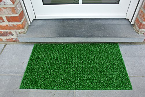 AstroTurf 10187313FG 40 x 70 cm Classic High Performance Outdoor Scraper Doormat - Spring Green