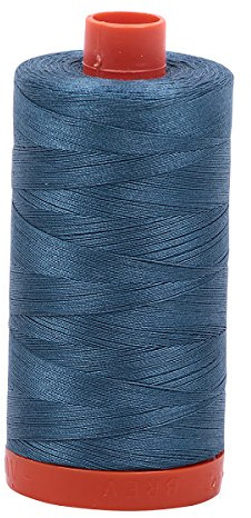 Aurifil Mako bomullstråd solid 50 W 1422yds rökblå
