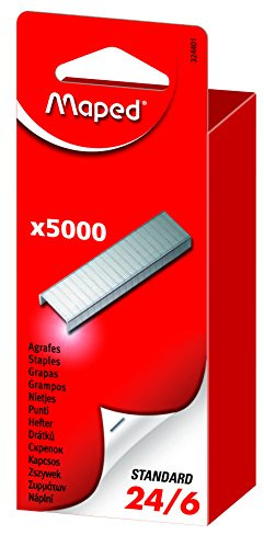 Maped Agrafes 24/6 zinguées en boite de 5000