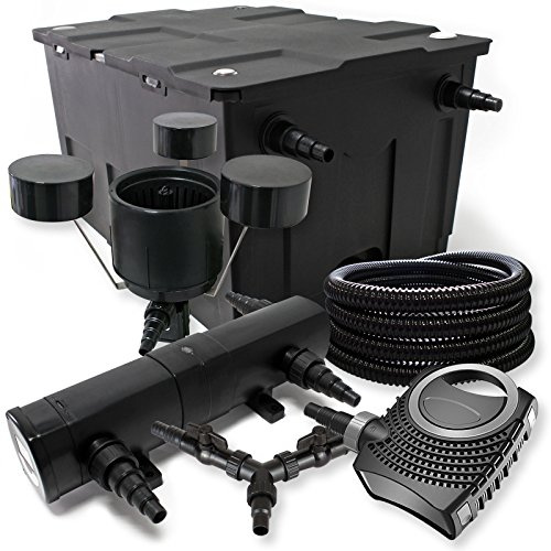 SunSun Filterset 60 000 l damm 18 W dammklarare NEO800 70 W pump 25 m slang Skimmer