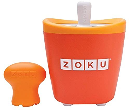 Zoku Single Quick Pop Maker, cast-aluminum, Orange
