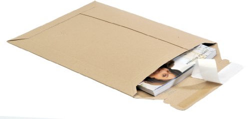 100 St Versandtaschen Toppac TP360 320x455 mm aus brauner Vollpappe Onlineshopverpackung