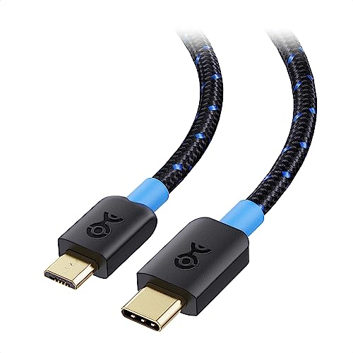 Cable Matters Micro USB auf USB C Kabel 1m (USB C auf Micro USB Kabel, USB C Micro USB Kabel) mit geflochtener Jacket in Schwarz - 1 Meter