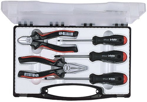 Felo 50095116 Schraubendreher & Zangen Satz 5-teilig, Serie 500