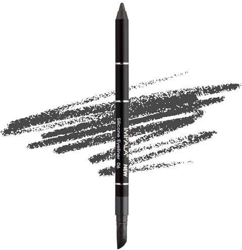 IMPALA | Wasserdichter Gel-Eyeliner, Matt Dunkelgrau 06 | Präziser Strich oder rauchiger Effekt | Leicht aufzutragende cremige Textur | Intensive undlang anhaltende