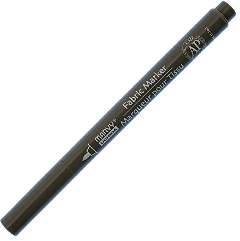 UCHIDA 522-C-12 Marvy Fine Point Fabric Marker, Gray