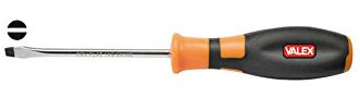 Valex cacciavite punta flat a taglio punta magnetica misure 0,8 x 4 x 100