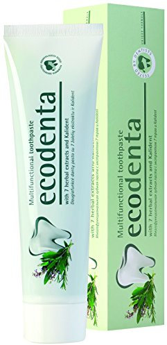 ECODENTA multifunctional toothpaste with 7 herbs extract and Kalident, 100 ml (pack of 2)