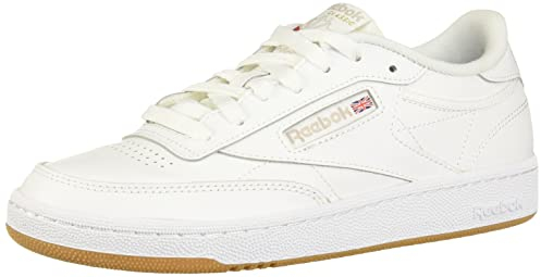 Reebok Damen Club C 85 Sneaker,White Light Grey Gum,38 EU
