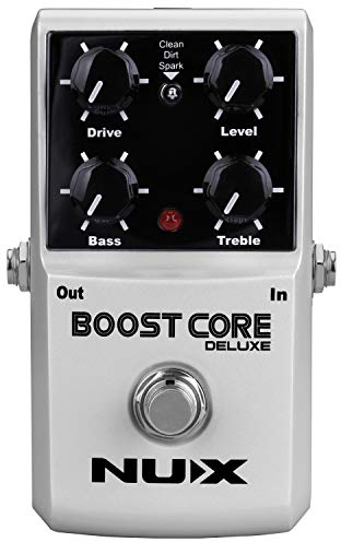 Nux Boost Core Deluxe Booster Pedal | Gitarre FX, grau