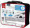 VIP Funda exterior de coche, resistente al polvo, lona coche exterior, cubierta de lona resistente al polvo, Talla L, gris