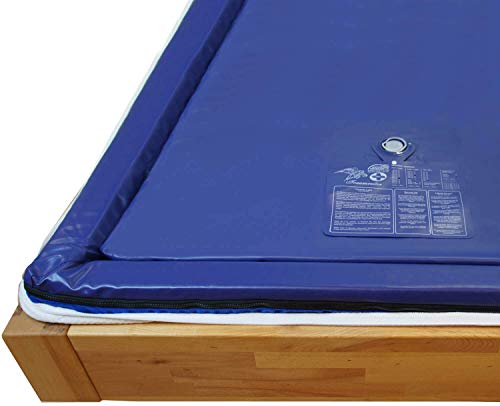 Traumreiter 1x Wasserbett Matratze Premium dual Wassermatratze 100x220 für 200x220 Softside I Wasserbettmatratze Wasserbettenmatratzen Wasserkern Water Bed Mattress MESAMOLL 2 (schwingt 0 Sek.)