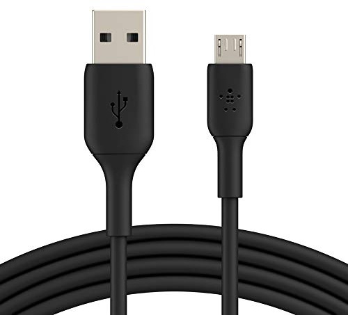 Belkin Micro-USB Cable for Portable Speakers, Power Banks, eReaders, and more (3.3 ft. / 1 m, Black)