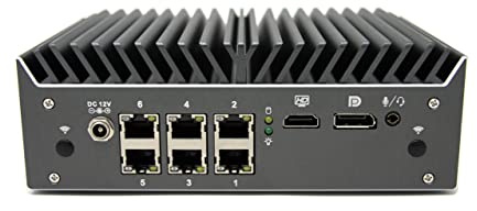 Protectli Vault Pro VP4650-6 Port, Firewall Micro Appliance/Mini PC - Intel i5, 2.5G Ports, DDR4 RAM, M.2 NVMe or SATA SSD Storage, AES-NI, 8GB RAM, 120GB SSD