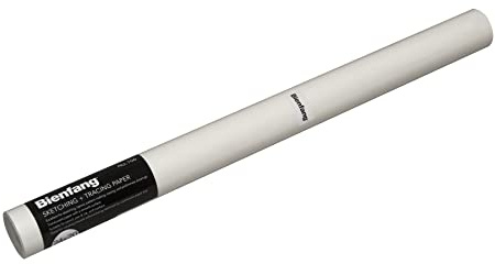 Speedball Bienfang #106 Sketching & Tracing Paper Roll 29GSM White 60ft x 24in, For Transfer, Drawing, Tracing, Sketch