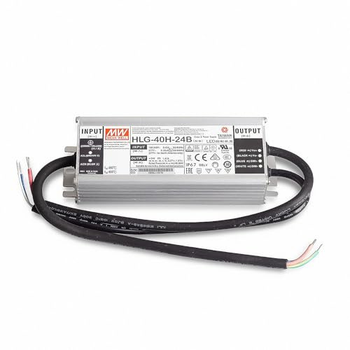HLG-40H-24B LED Netzteil Trafo Mean Well HLG-40H-24B SNT 24V/DC/0-1,67/ 40W Transformator für LED Beleuchtung