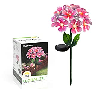 Touch Of ECO Solar LED Metal Flower Stake Light - Perfect for Your Garden, Patio, Walkway, or Outdoor Living Area - Includes 1 Flower Light
