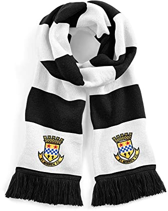 St Mirren 1940s Retro Traditional Football Scarf Embroidered Logo