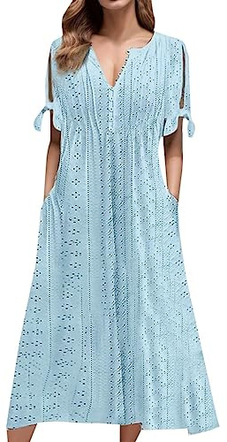 WVONIF Femme Robe Pull Chic et Elegant l'église décontractée Impression en Chiffon à Manches Longues Paire avec Jupe Plissée Vêtements Femme Élégant De Soie Chemise Robe Soiree Pas Cher