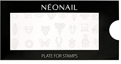 NEONAIL Stamping Plate 02 - Stamping Platte - Schablonen Platte - Nail Art - Nageldesign - Nagel Stempel Schablone - French Nails Schablone - Nagelkunst Stempel