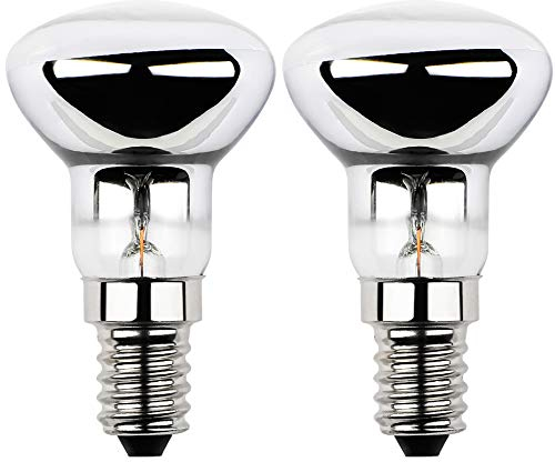 GLOWANTS 2 x Lavalampe Glühbirne R39 E14 30W 230v, Glühbirne Lavalampe Dimmbar Warmweiß 2600K.