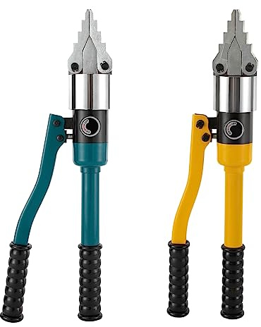 Portable Hydraulic Spreader Jaws Tool Kit for Pipeline Construction, Flange Expansion, and Separation - Hose Separator Clamp - Alloy Steel Material (Yellow)