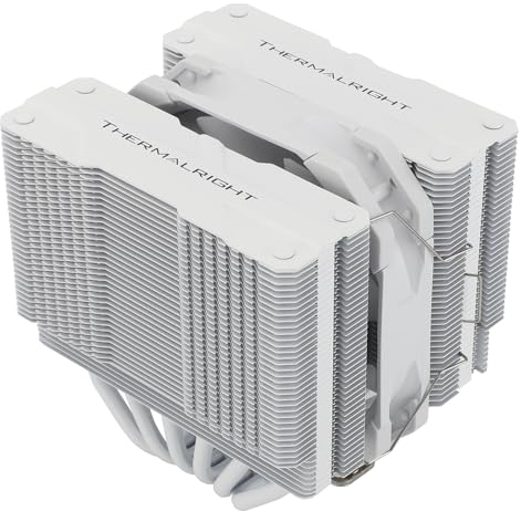 Thermalright Peerless Assassin 120 Mini White CPU Air Cooler, 6 Heat Pipes,120mm TL-D12W PWM Fan, 135mm High, Double Towers Cooler, for AMD AM4 AM5/Intel LGA 1851/1700/1150/1151/1200/2011