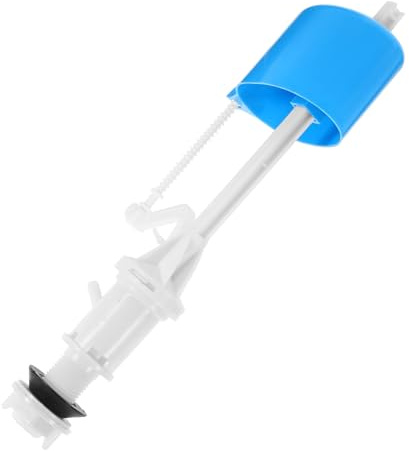HOMSFOU Válvula De Llenado Para Tanque De Inodoro, Válvula De Entrada De Agua Plástica Duradera, Kit De Repuesto Compatible Modelos Antiguos, Instalación Sencilla, Repuesto Para Uso Baño, Unidad Única